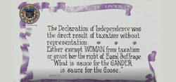 Postcard with Message Demanding Equal Suffrage for Women 1910 - Celebrate Women's History