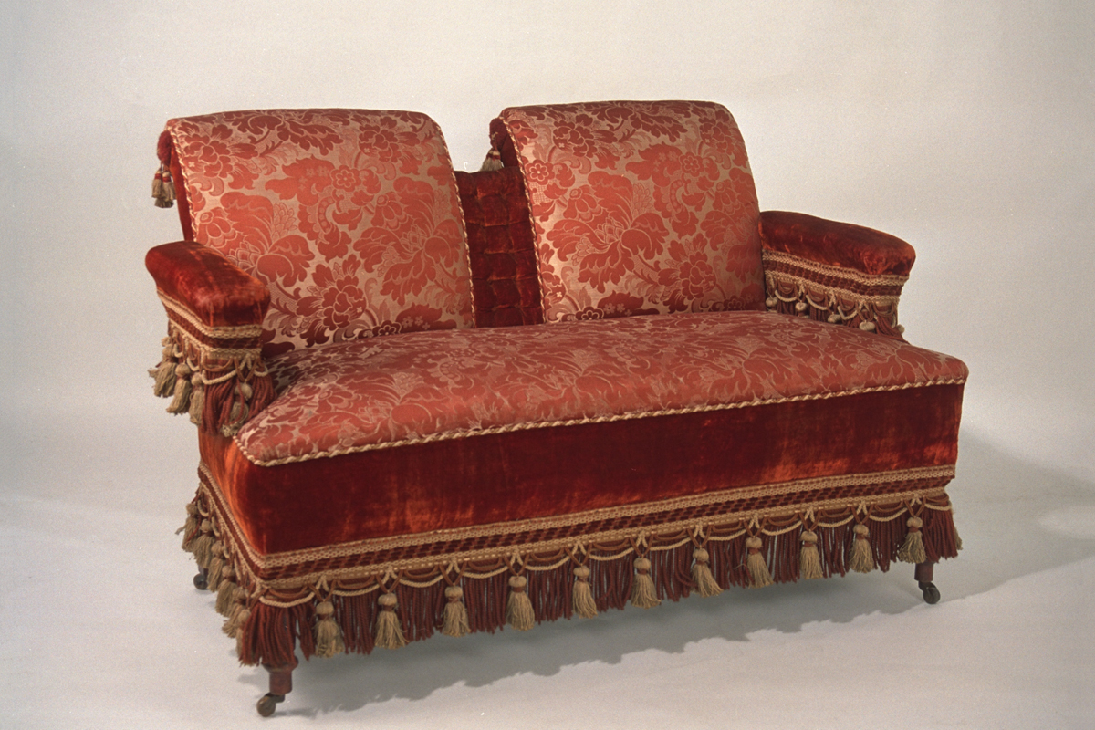 Settee from “Turkish” Parlor Set