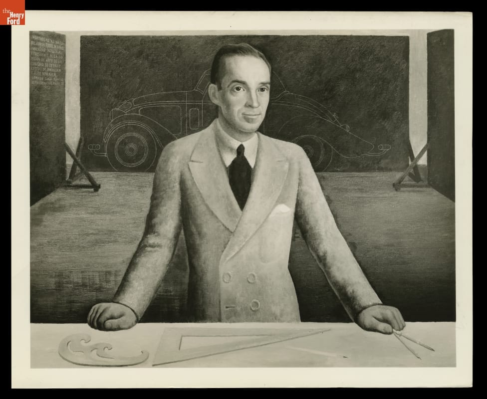 Oil Portrait of Edsel Ford by Diego Rivera, 1932