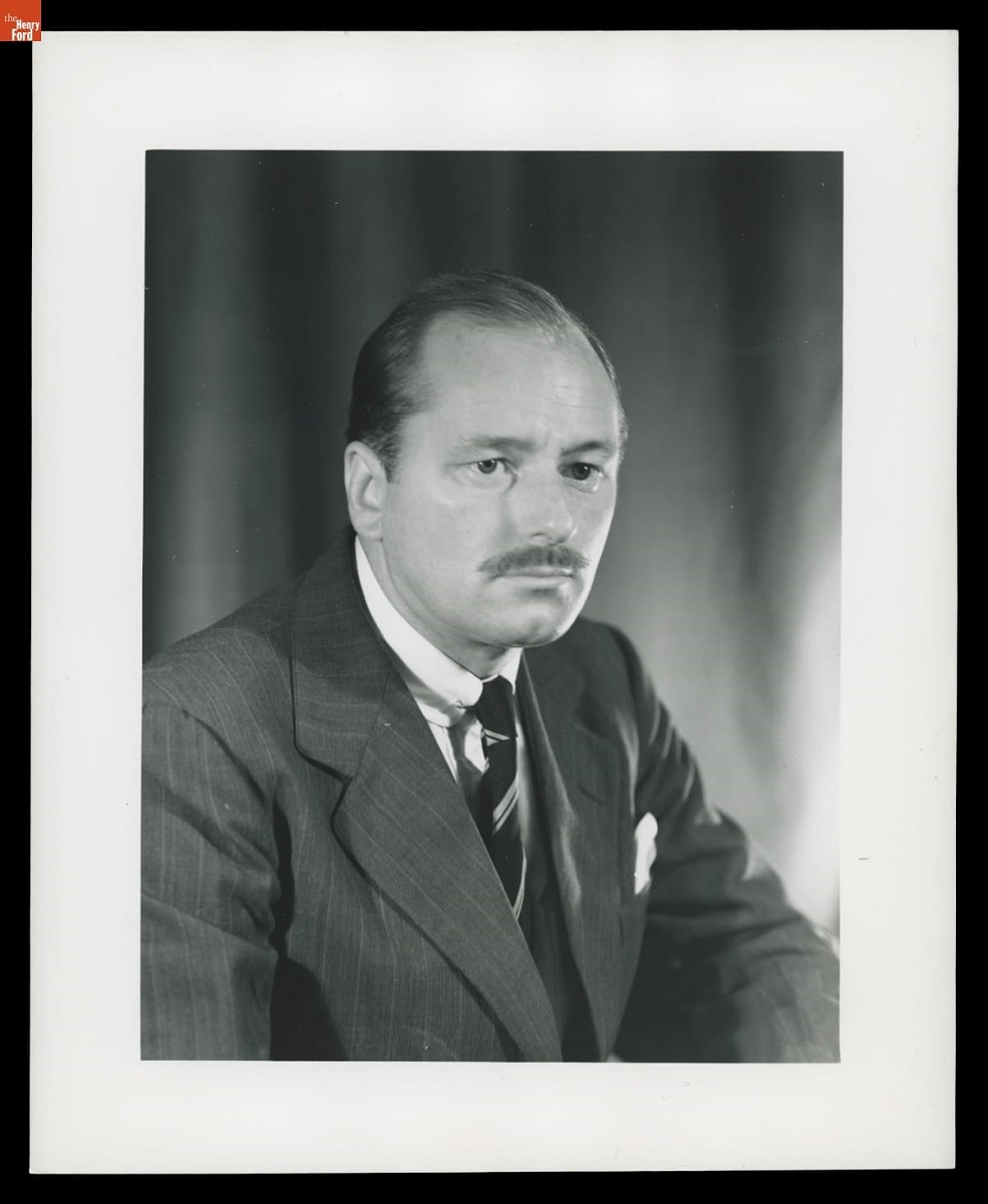 Ford Motor Company Designer E.T. “Bob” Gregorie, October 1940