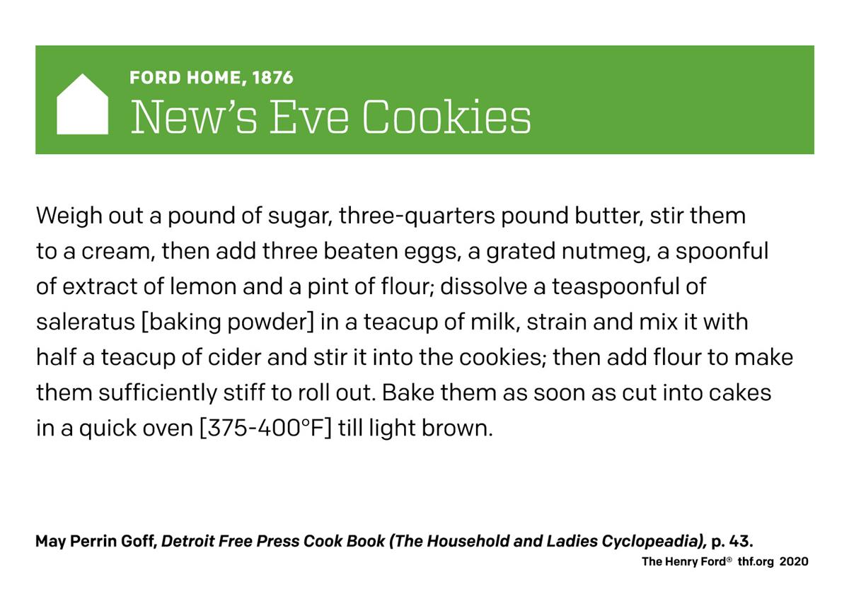 Recipe card with text