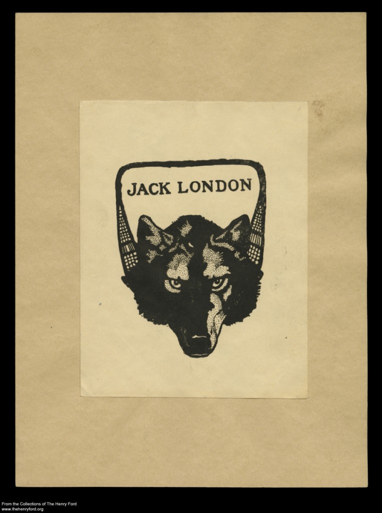 Bookplate of Author Jack London, circa 1905