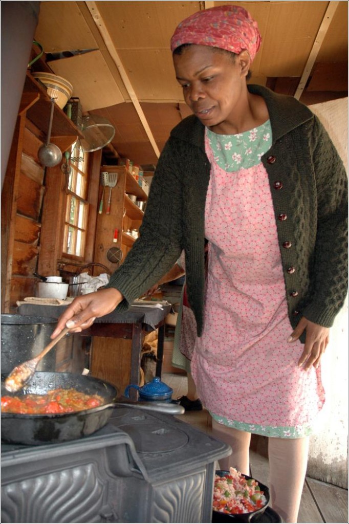 Mattox House - presenter cooking