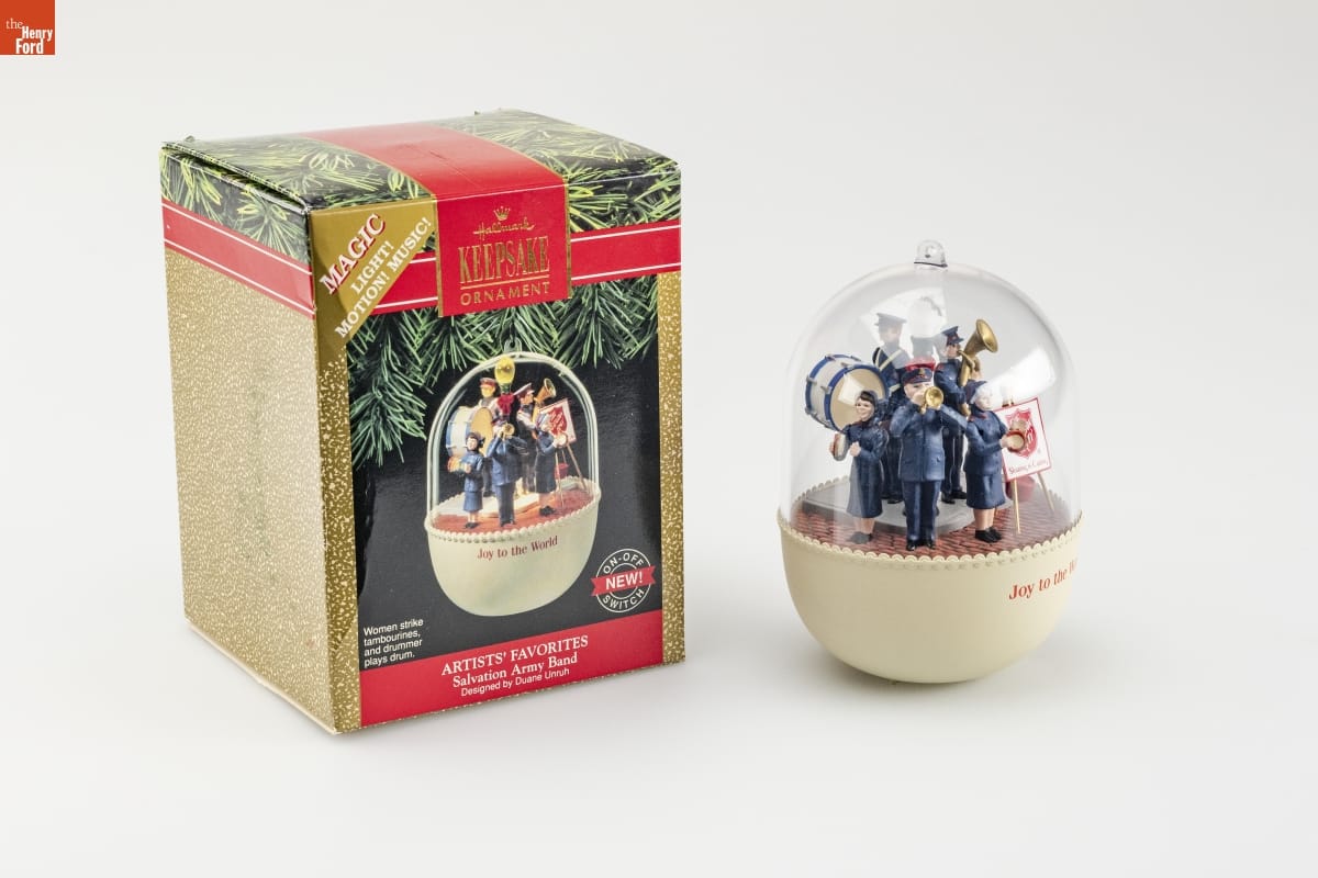 'Salvation Army Band,' Christmas ornament, 1991