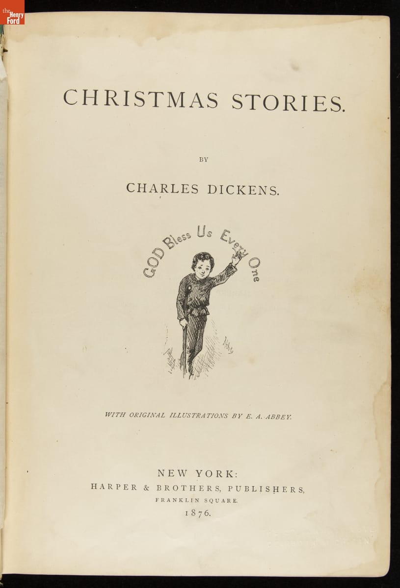 Page with text and image of child with crutch, waving